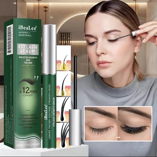 سيروم iBeaLee… سرّك لرموش ساحرة، طبيعية، وطويلة بدون مكياج!